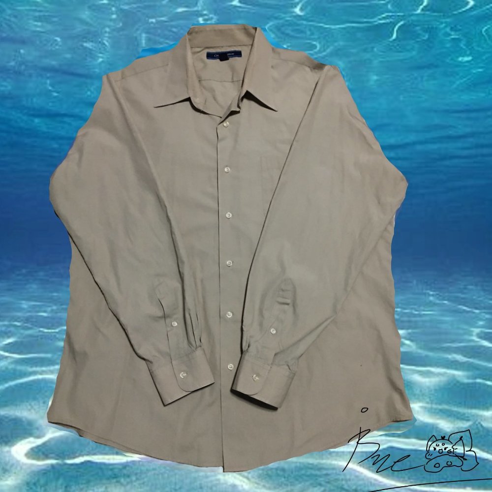 Men Croft & Barrow Beige Shirt